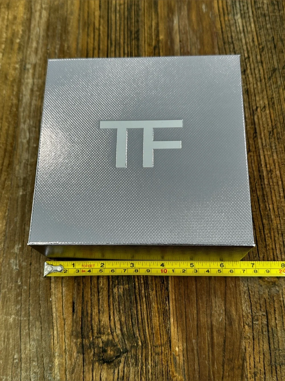 Tom Ford Charcoal Gray Branded box and tissue